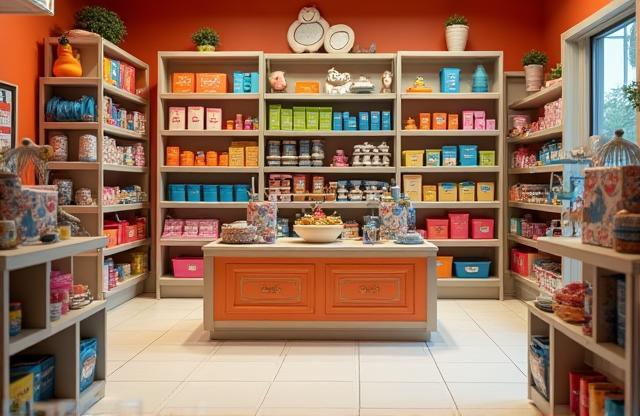 Intérieur de la boutique Maison des Animaux à Lyon